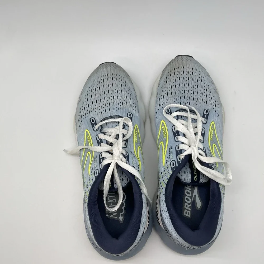 Brooks Sneakers Womens 8.5 B Glycerin‎ GTS 20 1203701B416 Blue Running Shoes